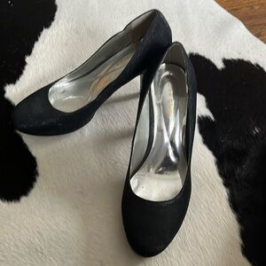 Andrew Geller Black Sparkle Dress Pump Shoes Evening Size 9M. Worn once by me!